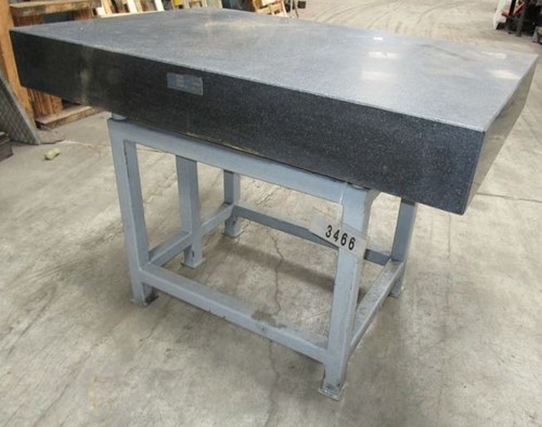 Black marble surface plate, 1200 mm x 800 mm